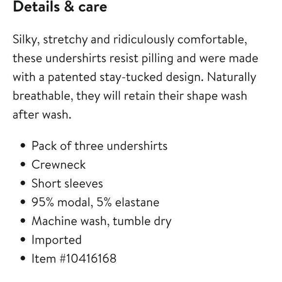 Tommy John Essential Second Skin Premium Modal Stretch Fabric Crew Neck- 3-PK - Picture 4 of 6